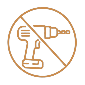 Icon ohne Bohren